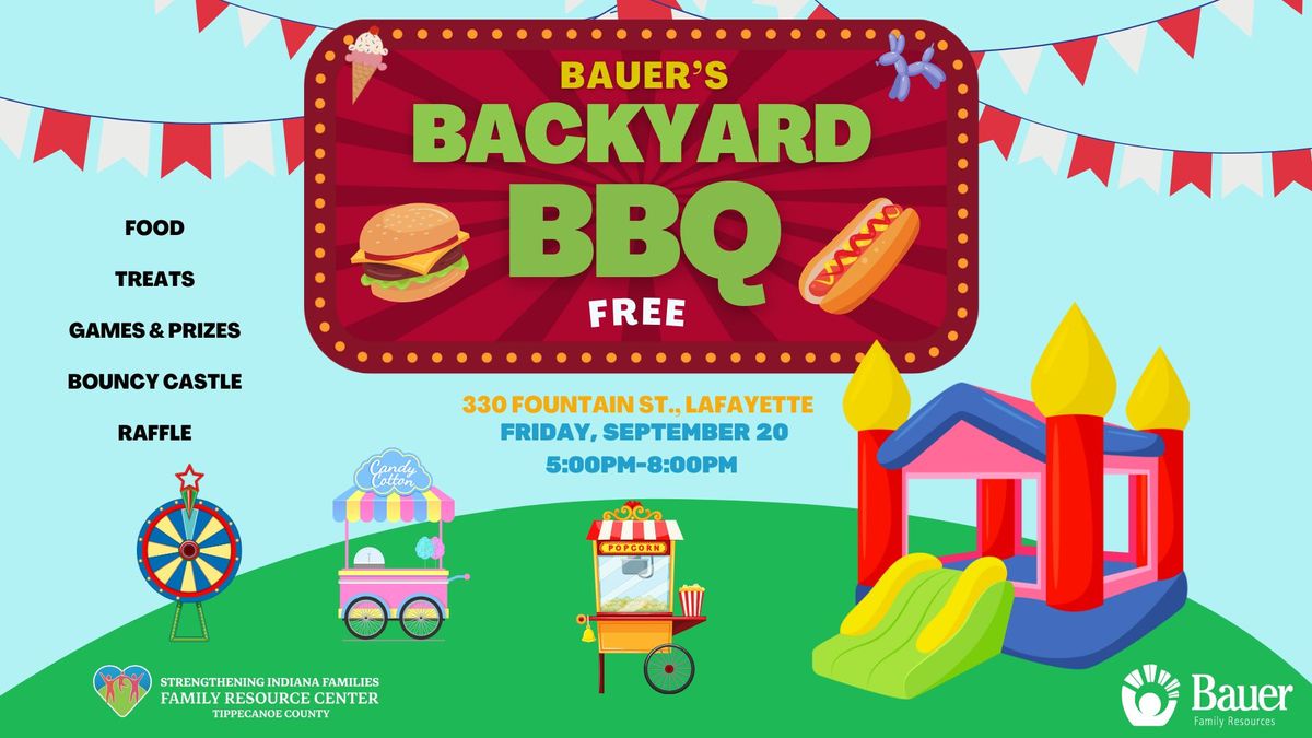 Bauers Backyard BBQ | Bauer Community Center, Lafayette, IN | September ...