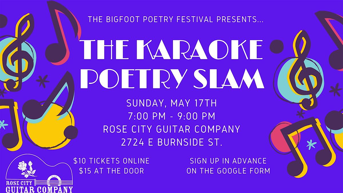 A Karaoke Poetry Slam