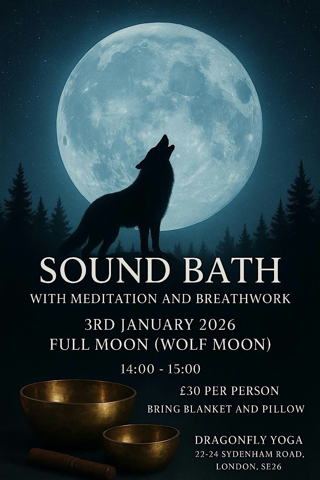 Sound Bath with Meditation and Breathwork