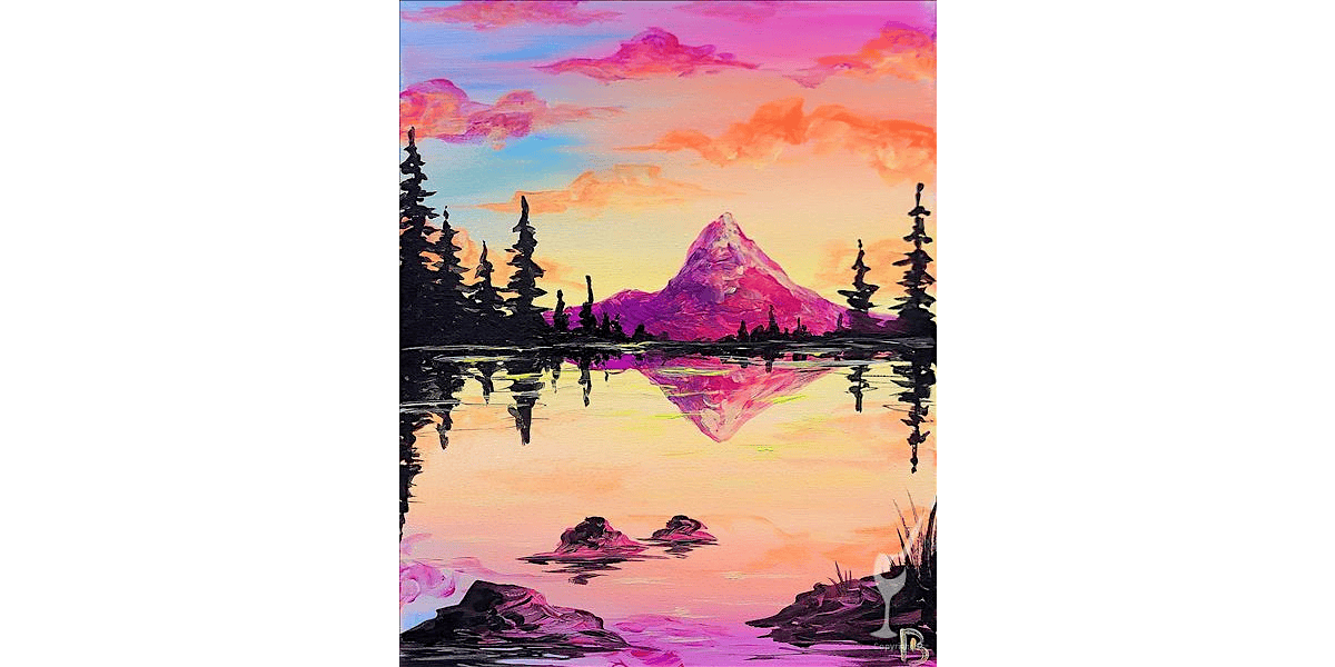 Sunset Color Glow - Paint and Sip in New Braunfels | Classpop!\u2122