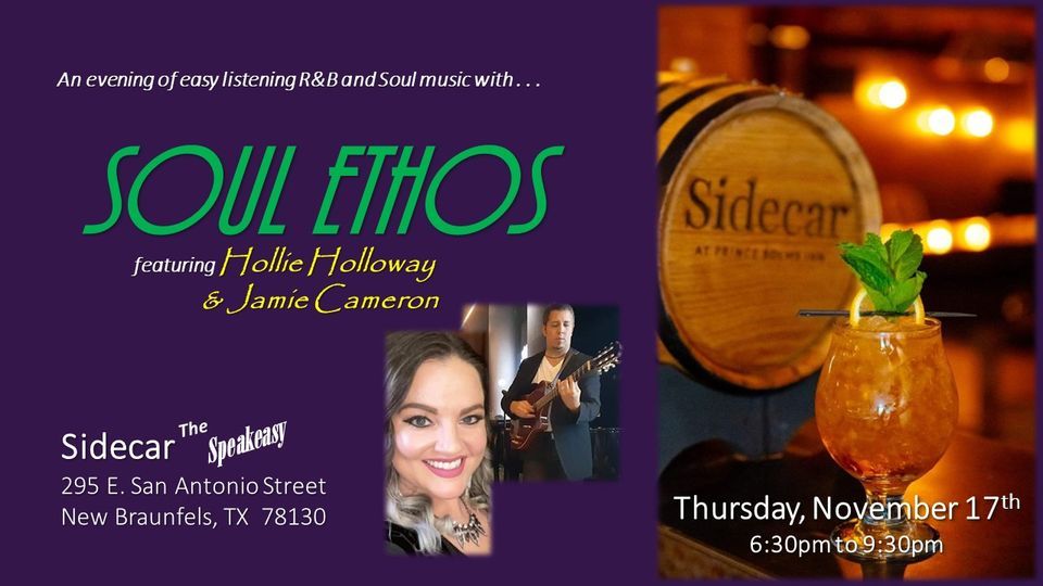 Soul Ethos featuring Hollie Holloway Sidecar at Prince Solms Inn, New