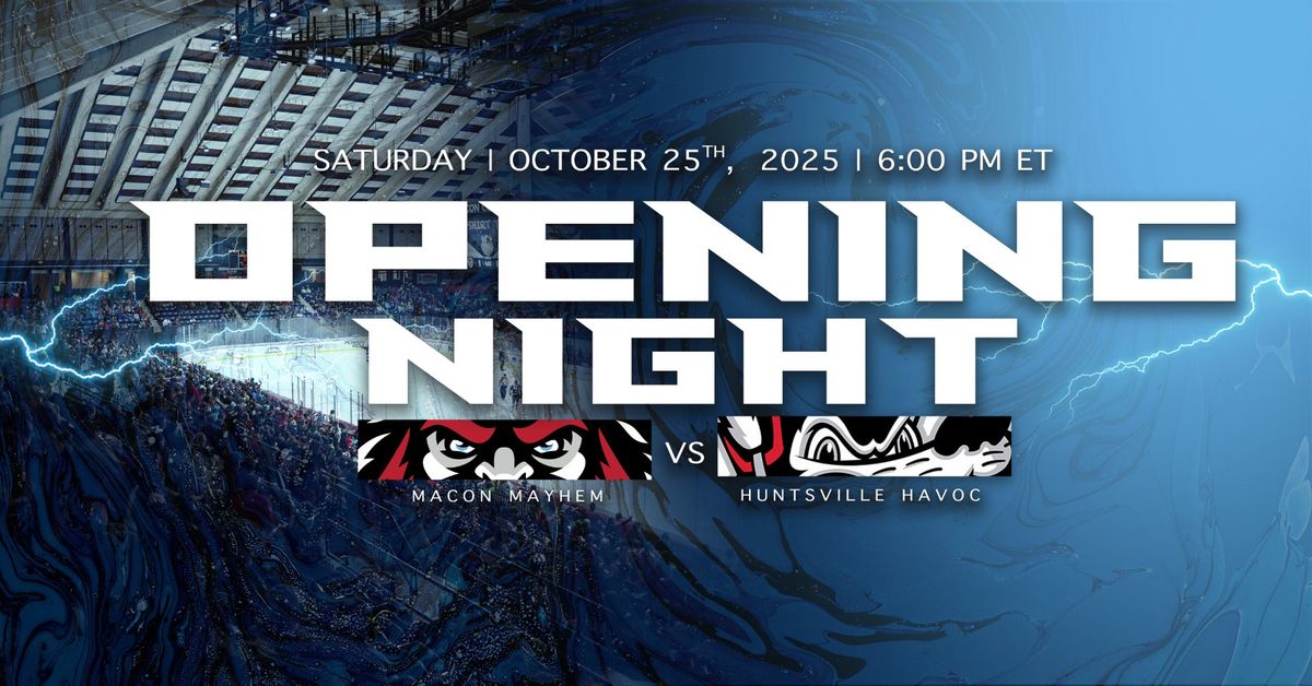 Macon Mayhem vs. Huntsville Havoc