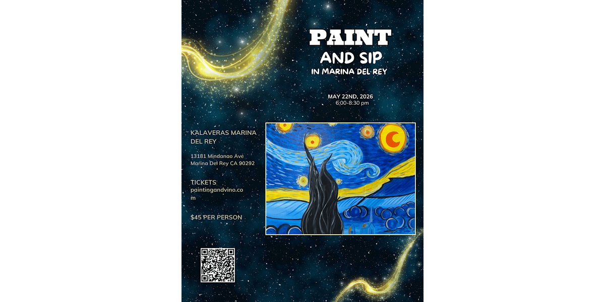 Dreamy Starry Night Sky - Paint and Sip in Orange County | Classpop!\u2122