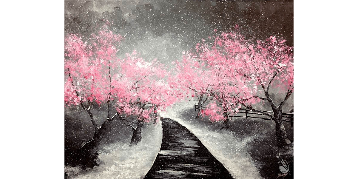 Pink Trees - Paint and Sip in Houston | Classpop!\u2122