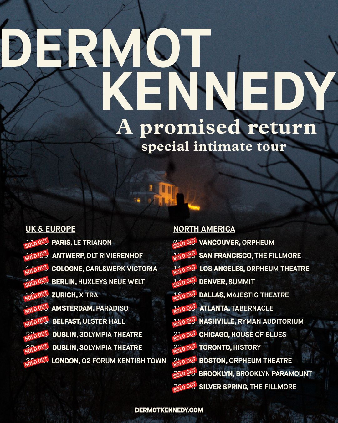 Dermot Kennedy Amsterdam Tickets
