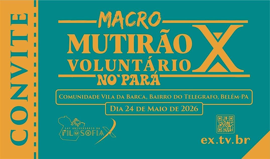 Macro Mutir\u00e3o em Bel\u00e9m-PA