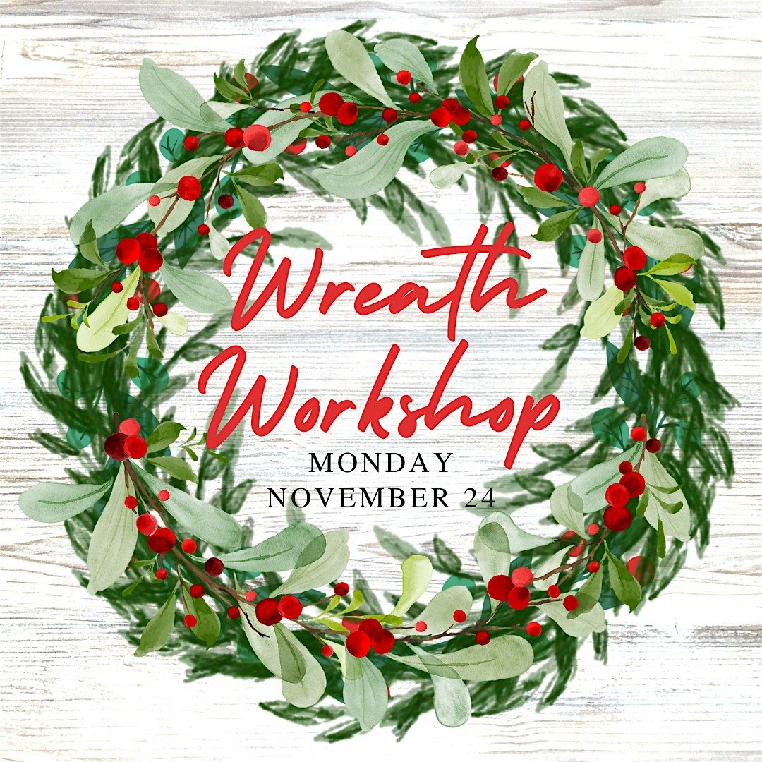 Holiday Wreath Workshop at Lowe's Greenhouse