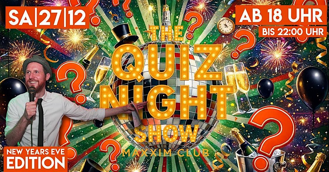 Quiz Night #548.2 - X-Mas\/New Year-Quiz (Allgemeinwissen am Samstag)
