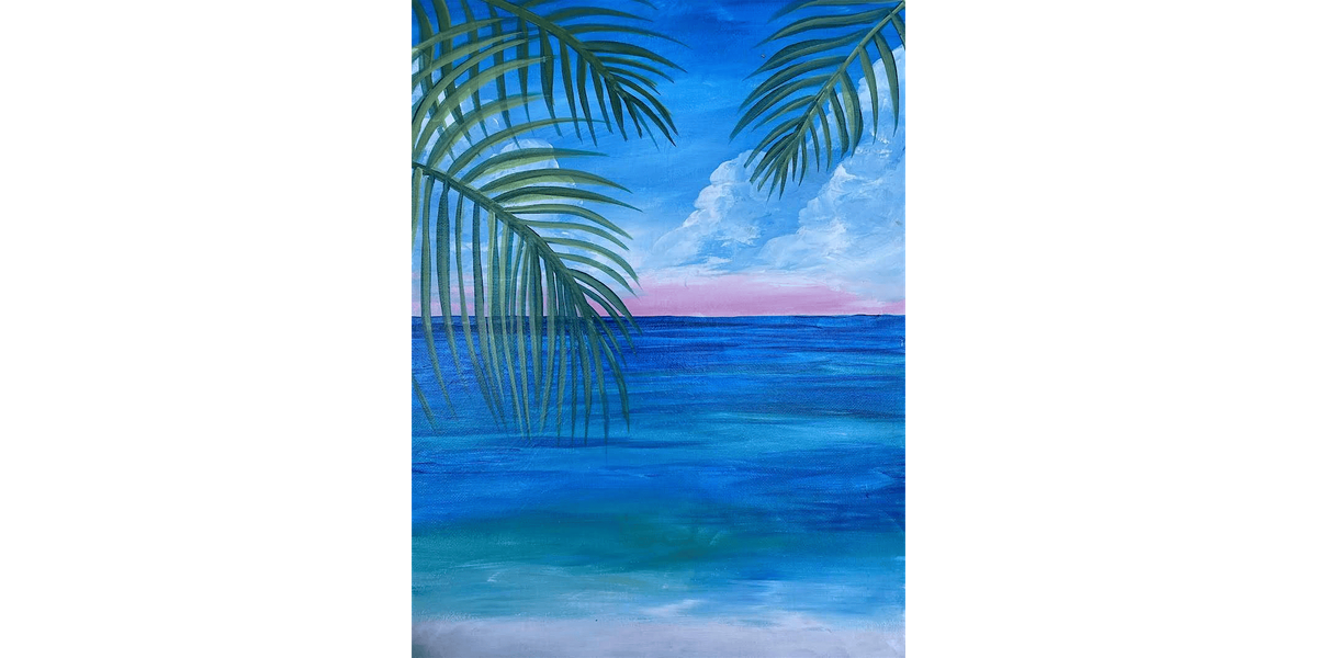 Beachside Paradise - Paint and Sip in Boston | Classpop!\u2122