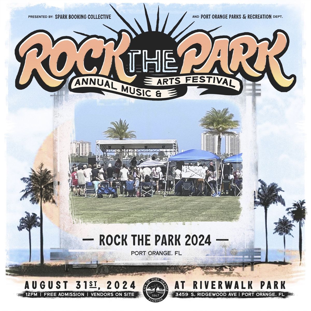 Rock the Park 2024 Riverwalk Park, Port Orange, FL August 31, 2024