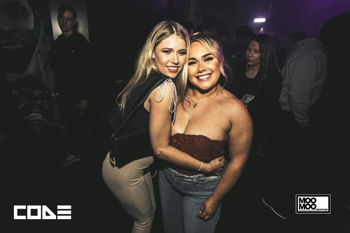 CODE Friday 2nd January At MooMoo!