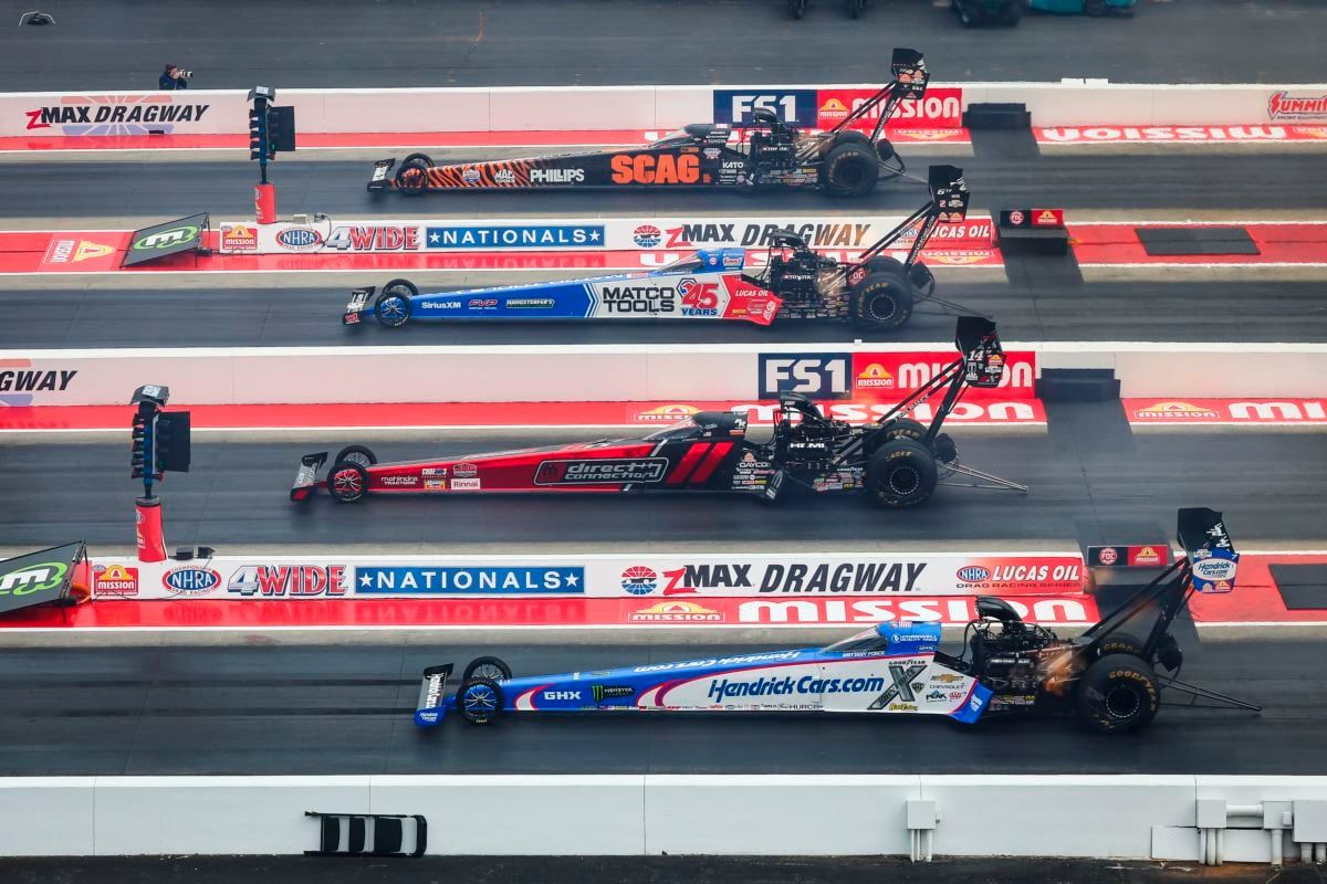 NHRA 4-Wide Carolina Nationals - Friday