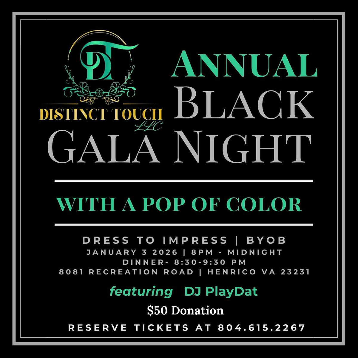 Distinct Touch Annual Black Gala Night