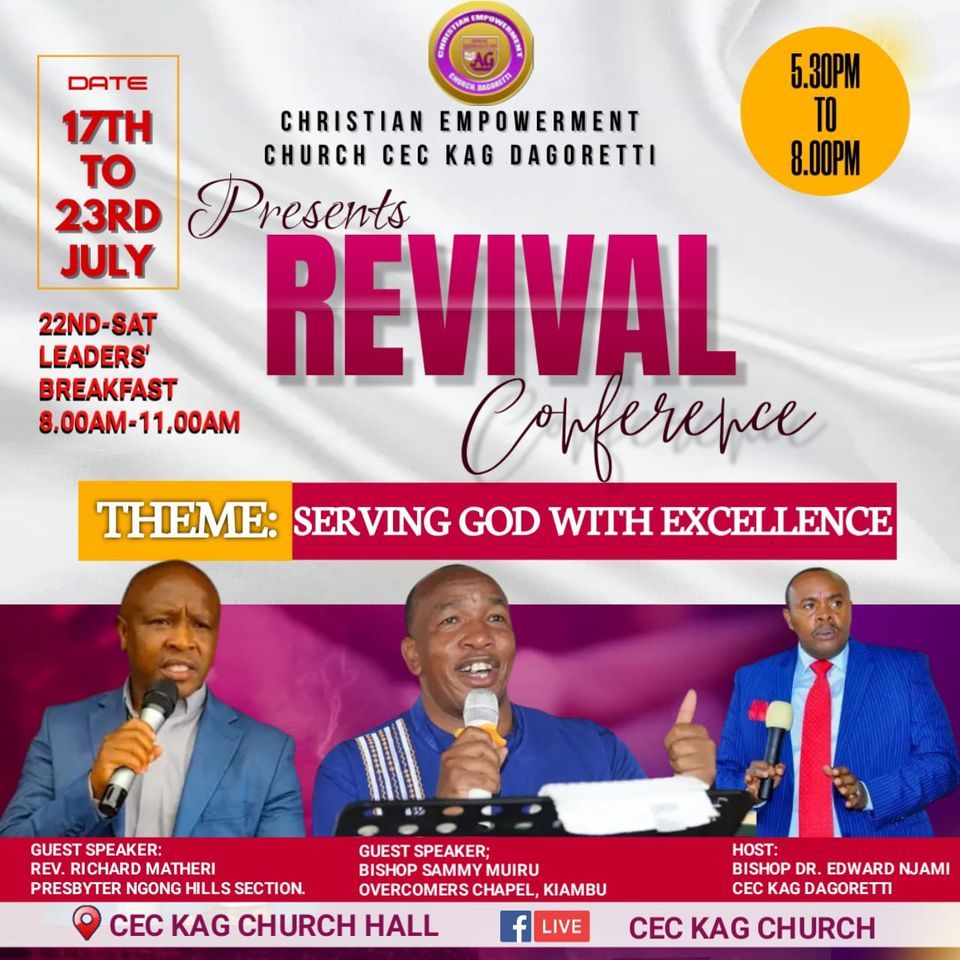 Revival Conference 2023 | Christian Empowerment Church KAG Dagoretti ...