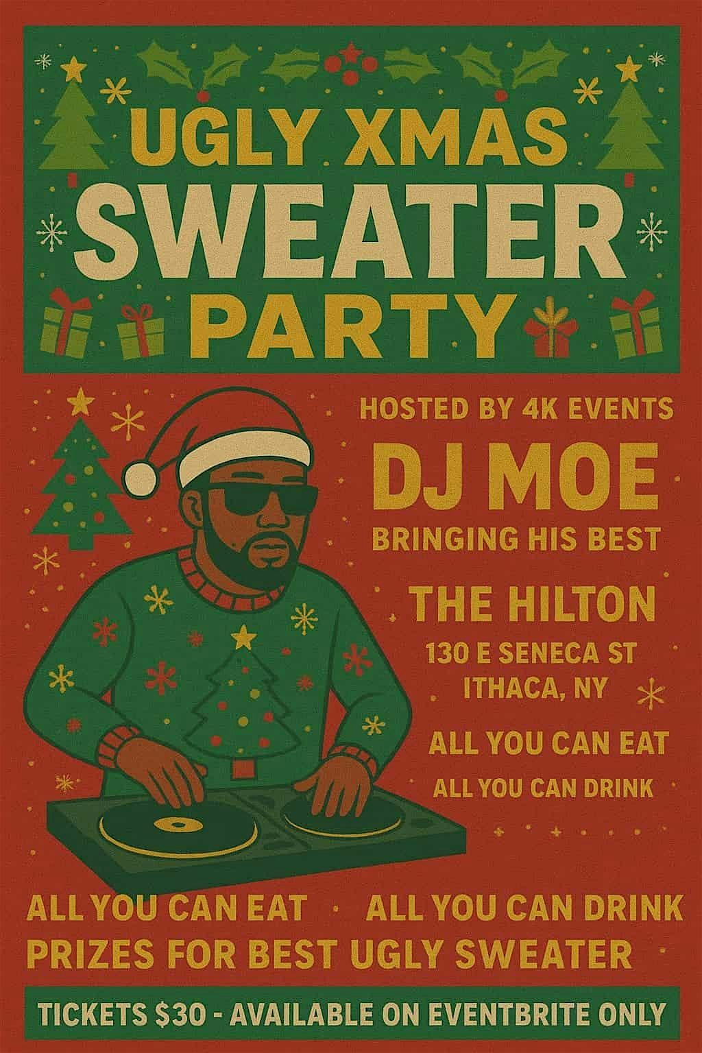 4K's Ugly Xmas Sweater Party