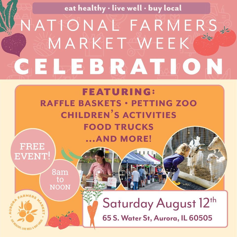 National Farmers Market Week Celebration at AFM! Water Street Square