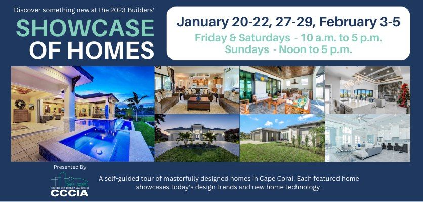 2023 CCCIA Builders Showcase of Homes at Cape Coral Construction ...