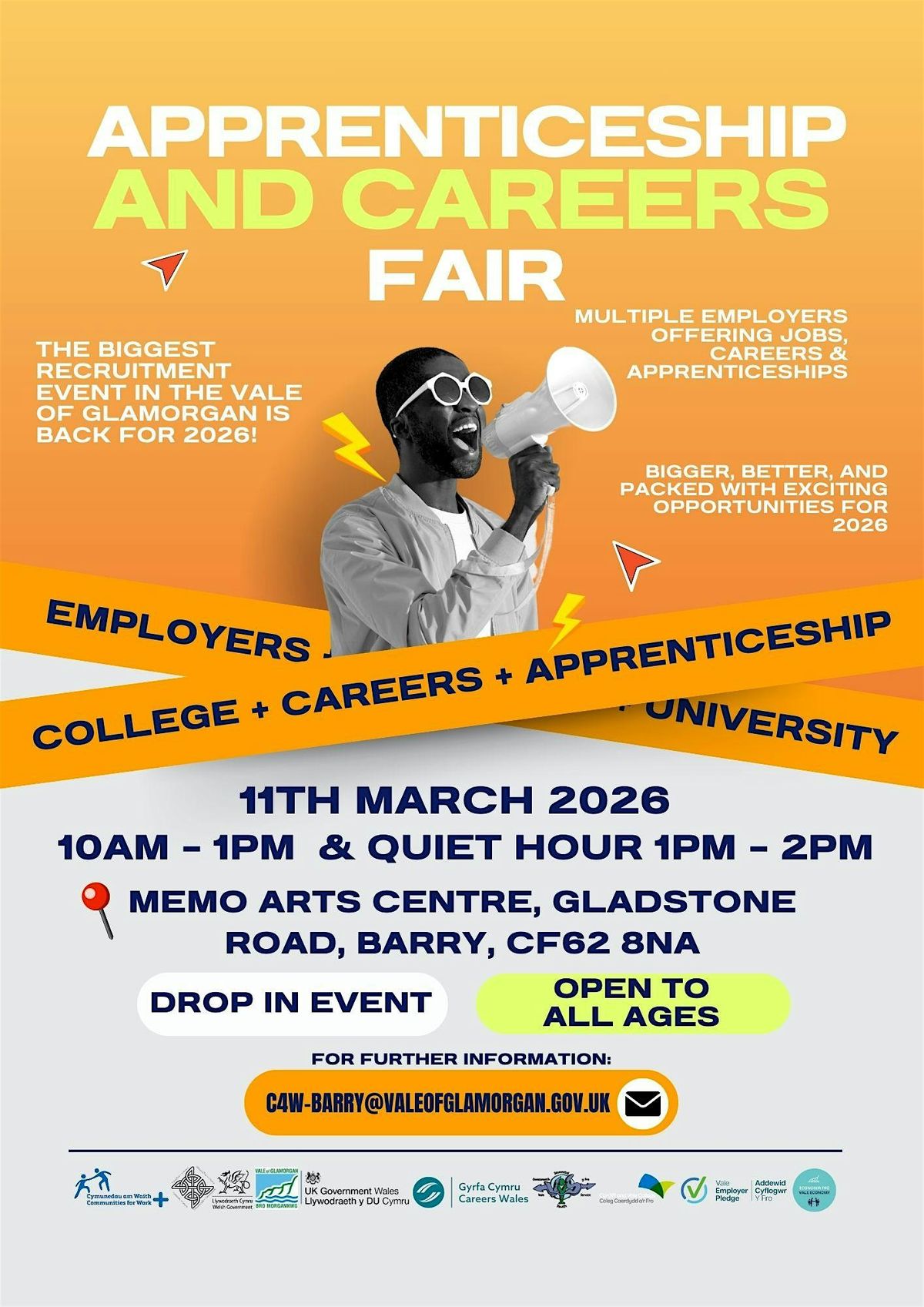 Apprenticeship and Careers Fair at Memo Arts Centre Barry on 11th March ...