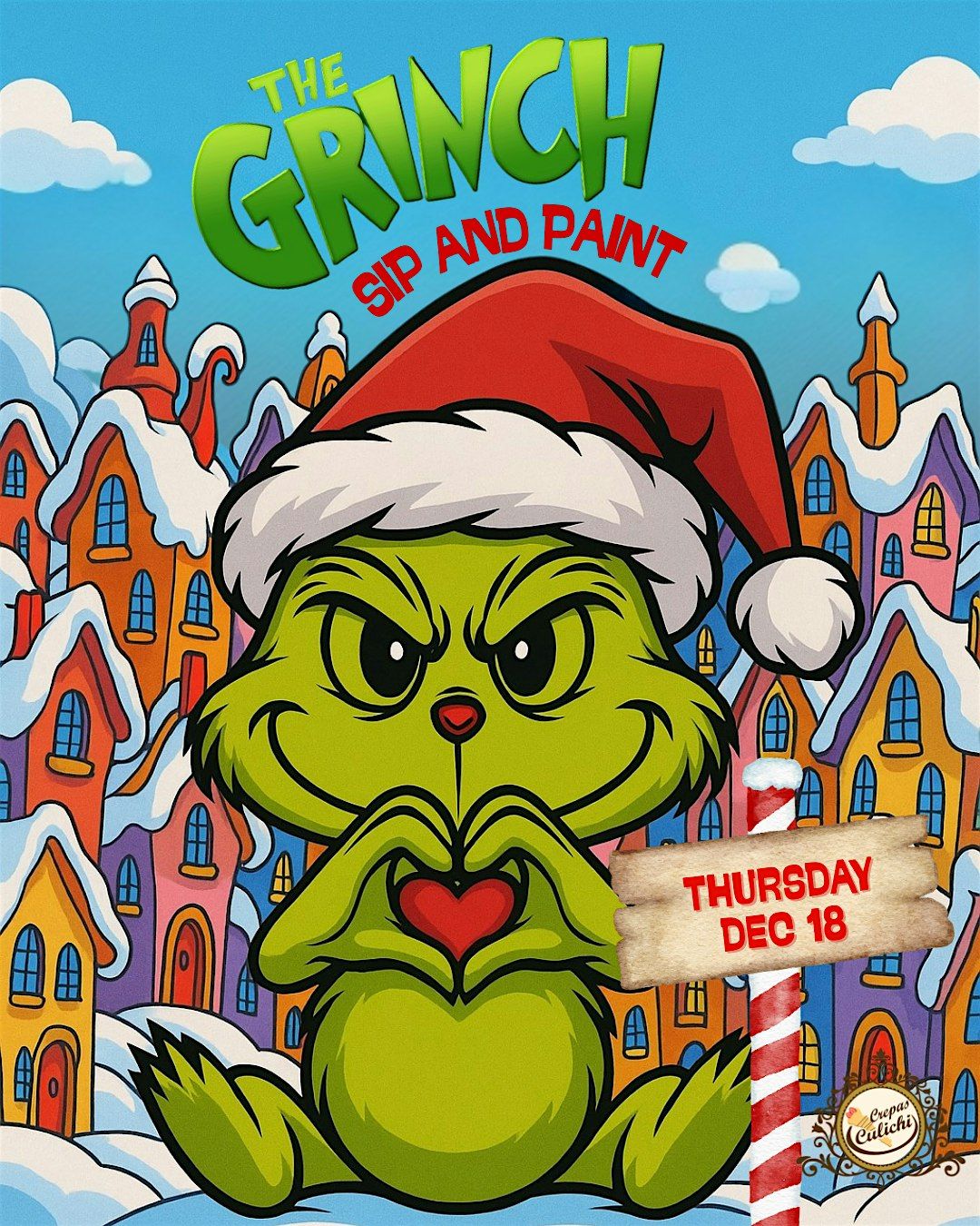 The Grinch Sip and Paint