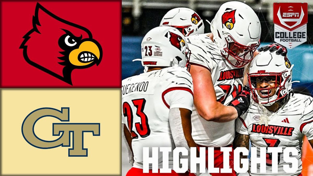Louisville Cardinals at Georgia Tech Yellow Jackets Football at Bobby Dodd Stadium