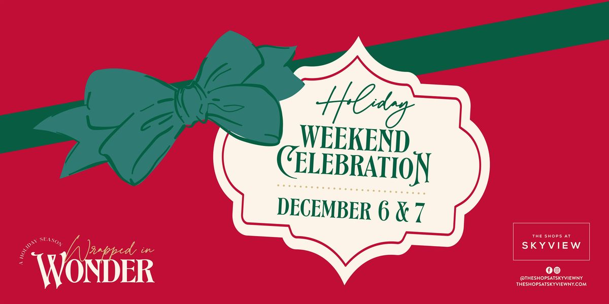 Skyview Holiday Weekend Celebration | Free Photo with Santa (Day One)
