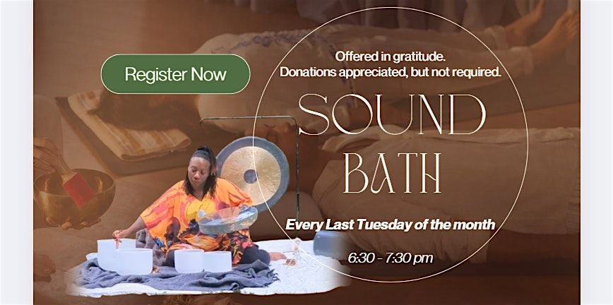 Monthly Community Sound Bath