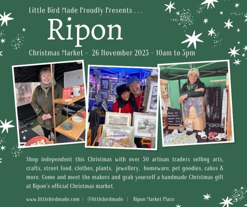 Ripon Christmas market Ripon Town Square November 26, 2025