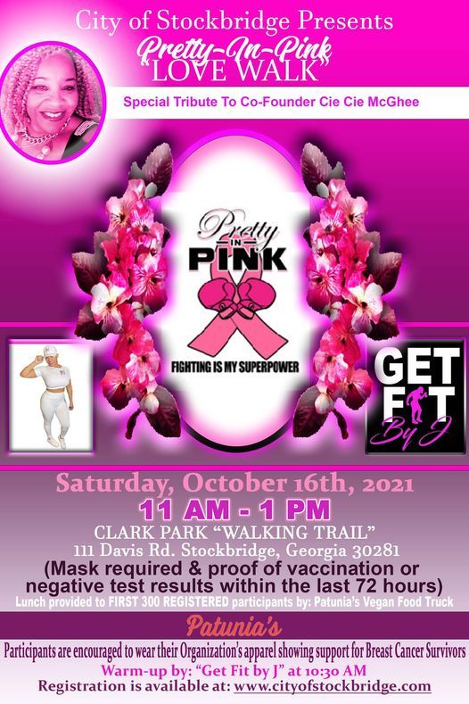Stockbridge Pretty in Pink Breast Cancer Awareness "Love Walk"