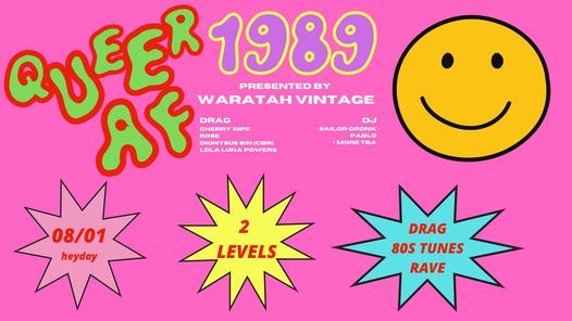 \u2661 QUEER AF Wollongong \u2661 All-Inclusive