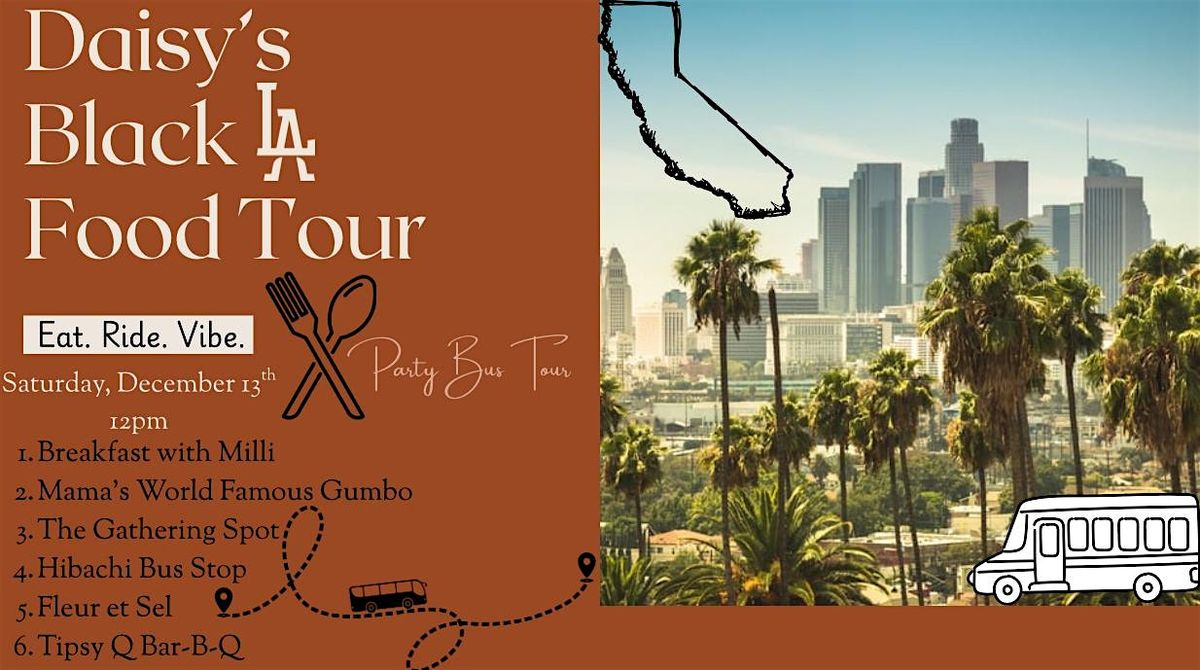 Ugly Christmas Sweater Party Bus Food Tour