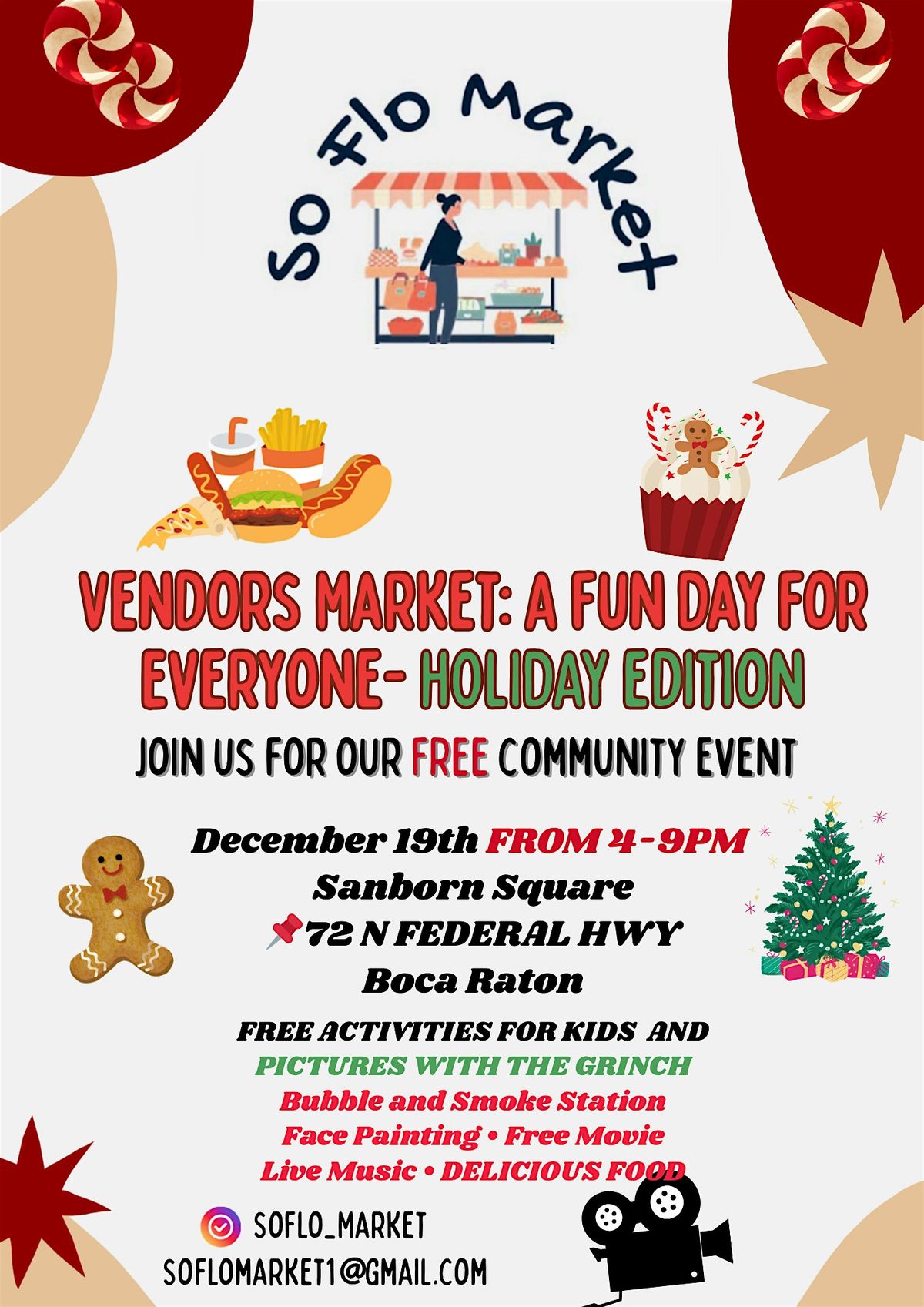 \u2728SoFlo Market \u2013 Holiday Edition\u2728 \ufe0f FREE Admission!