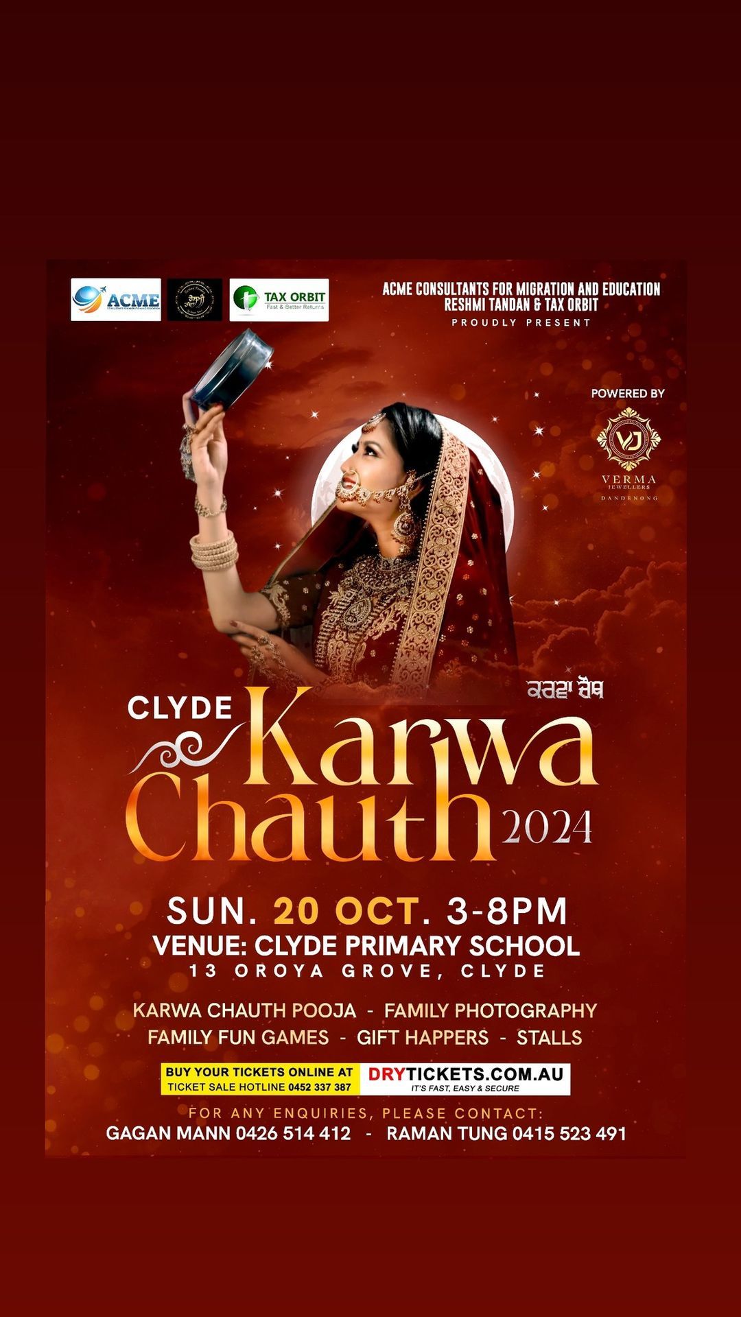 Karwa chauth 2024 Clyde Primary., Berwick, VI October 20, 2024