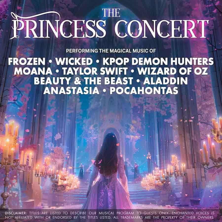 The Princess Concert at Martin Marietta Center for the Performing Arts - Memorial Auditorium