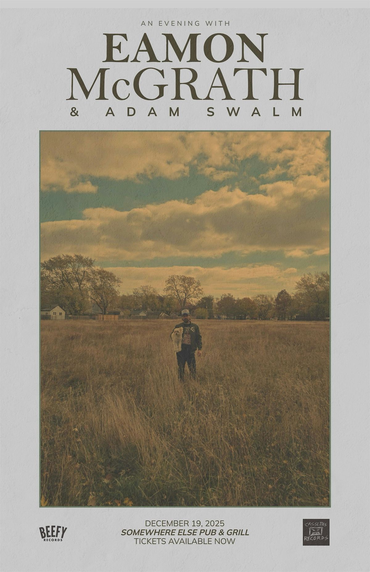 EAMON McGRATH w\/ Adam Swalm @ Somewhere Else Pub