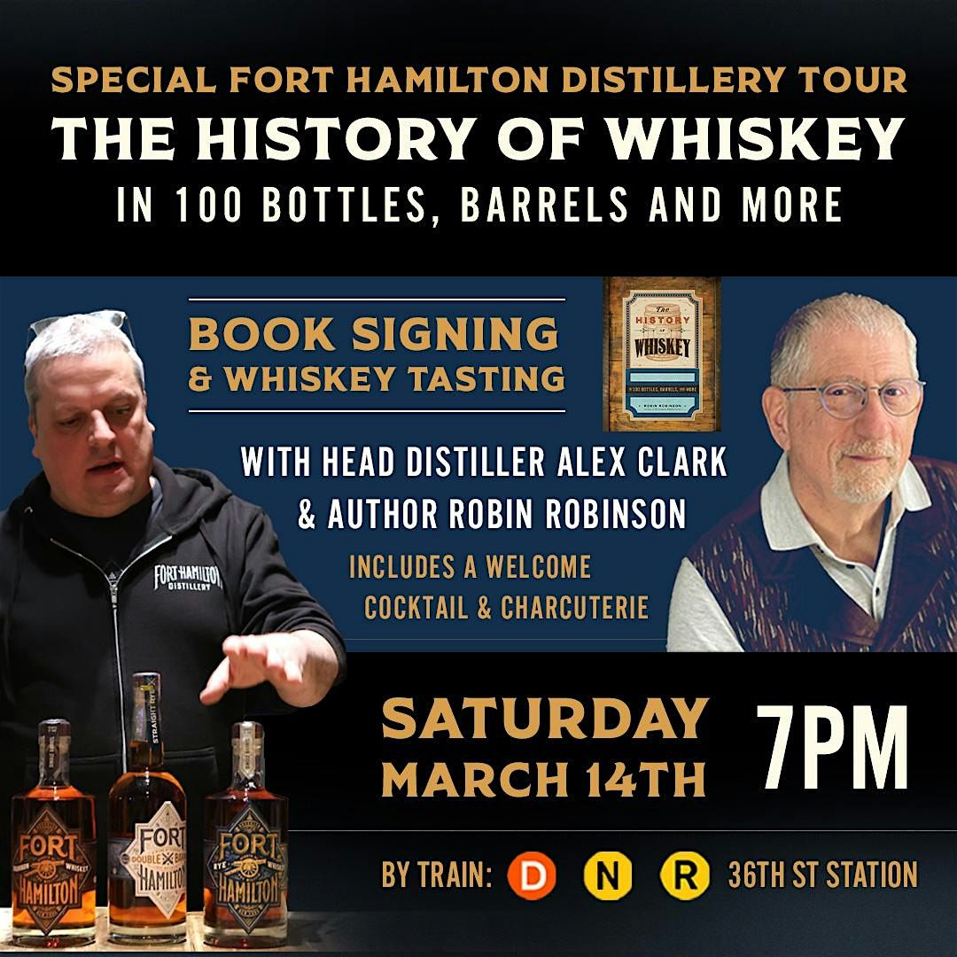 Book Signing, Whiskey Tasting and Tour at Ft. Hamilton Distillery at 68 ...