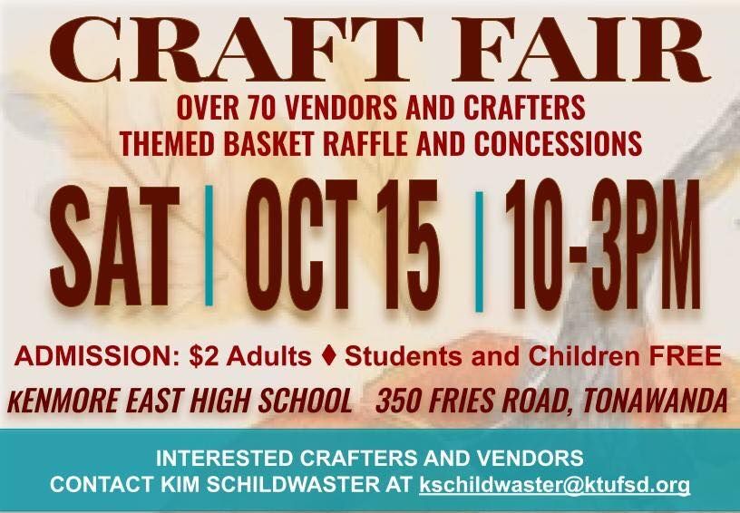 Kenmore East Annual Fall Craft and Vendor Fair | 350 Fries Rd