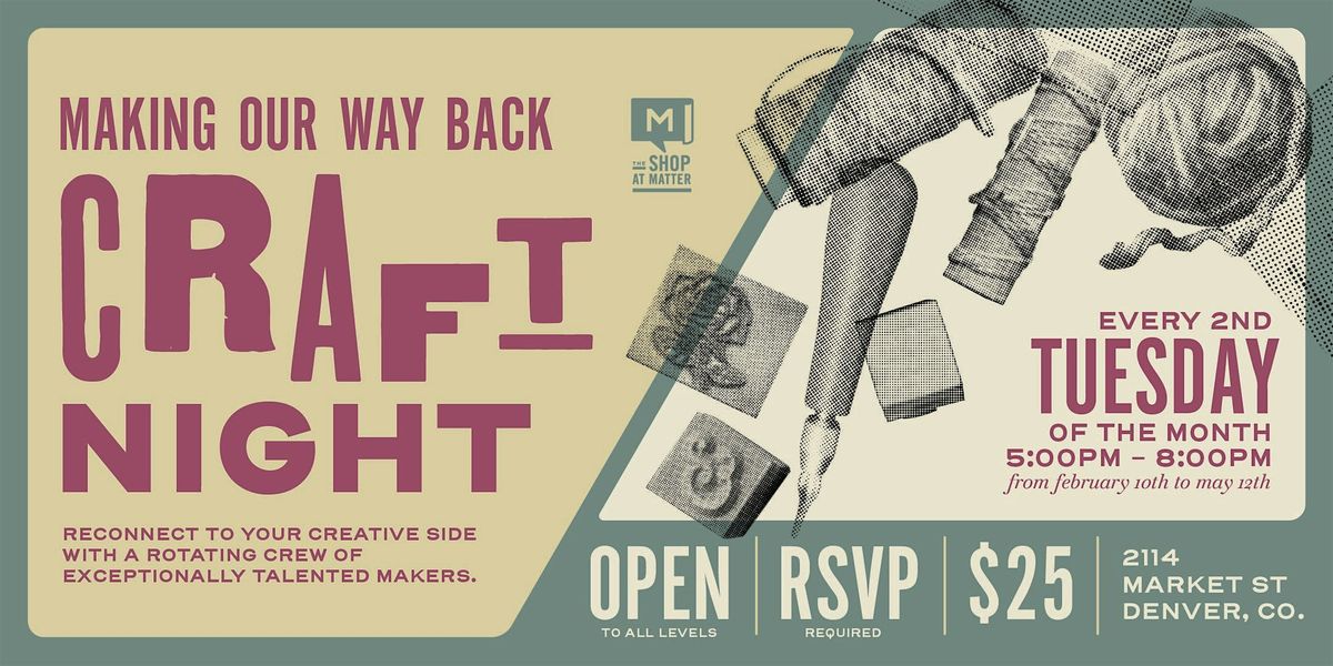 Making Our Way Back Craft Night