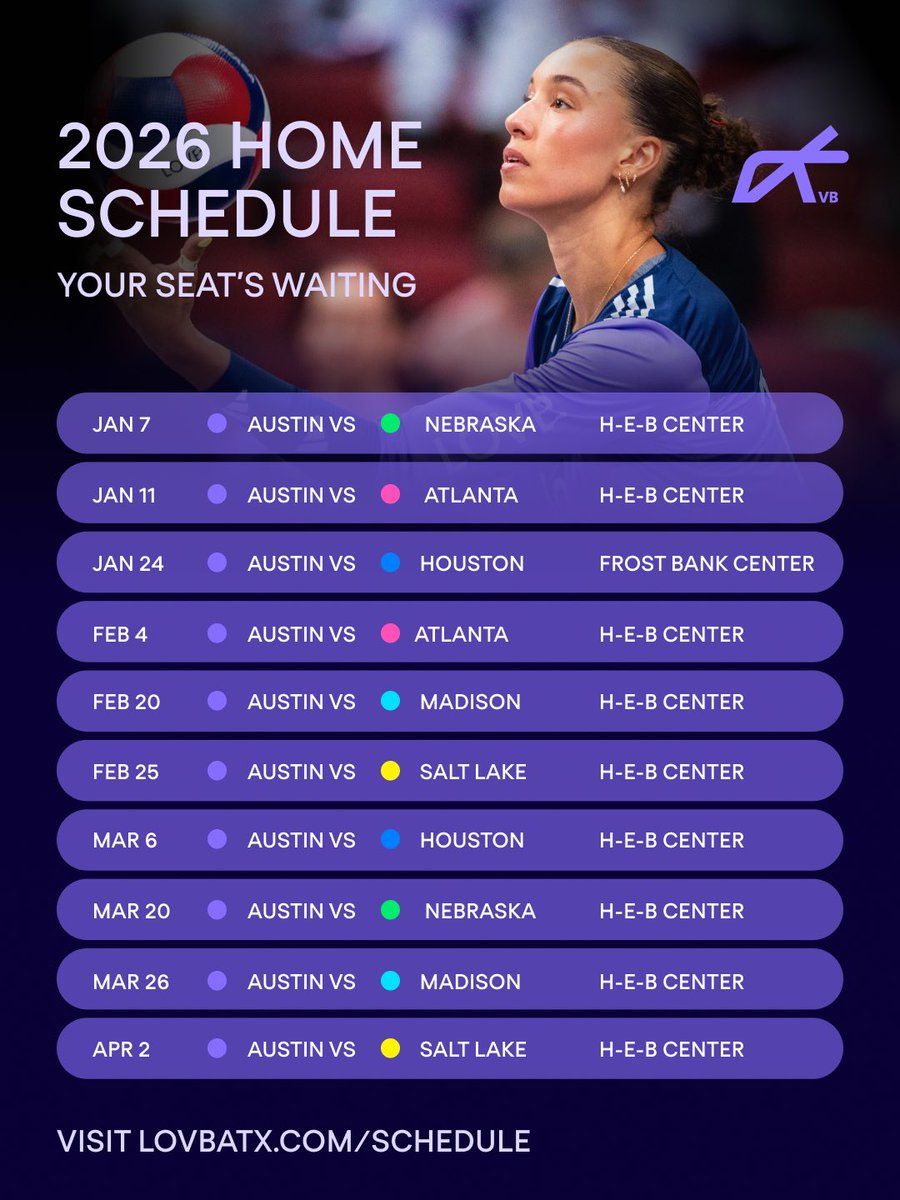 LOVB Houston at LOVB Nebraska at Baxter Arena