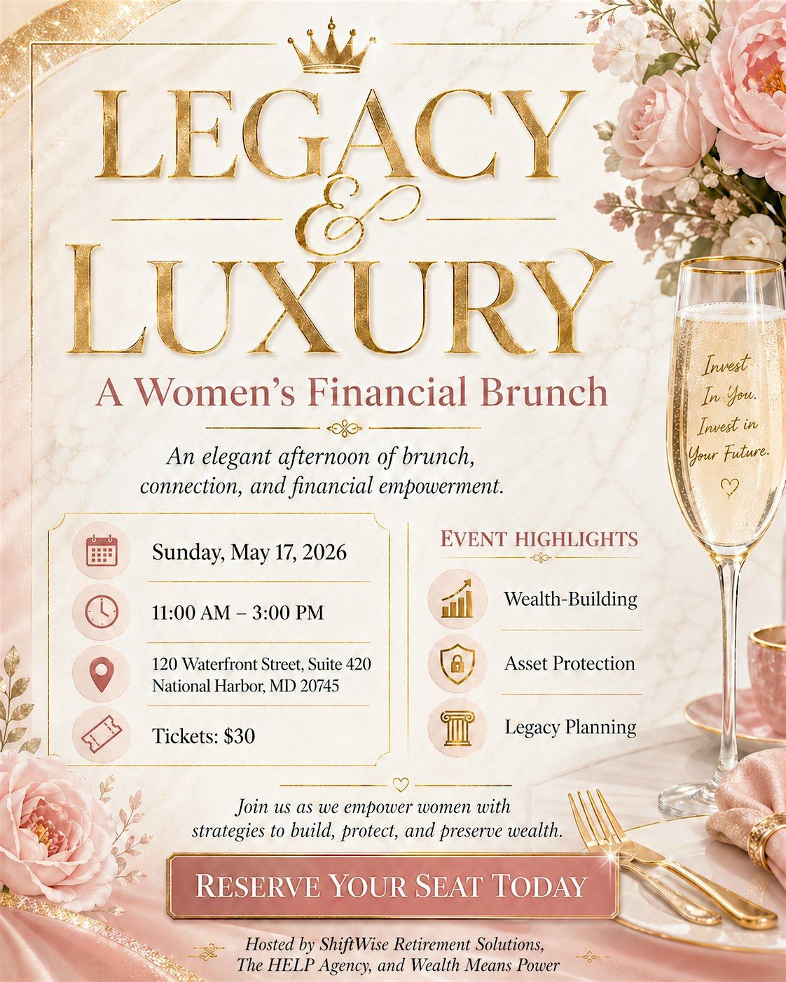 Legacy & Luxury: A Woman's Financial Brunch