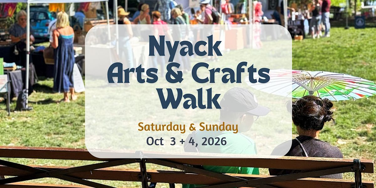 NYACK ARTS & CRAFTS WALK 2026