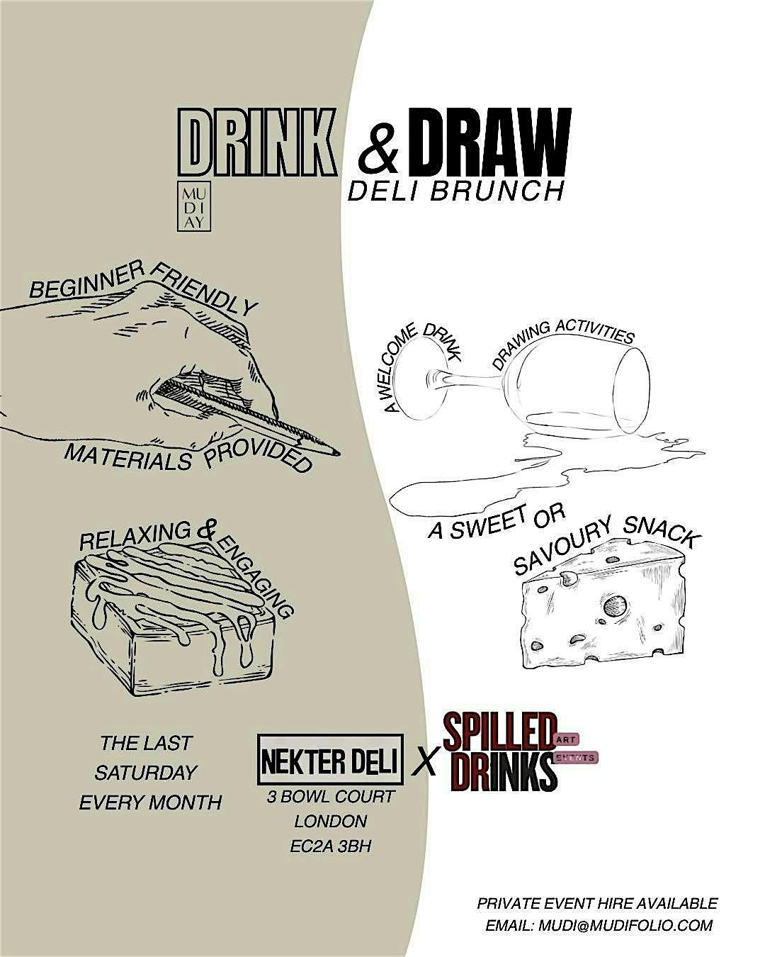 Drink & Draw- Deli Brunch @Shoreditch