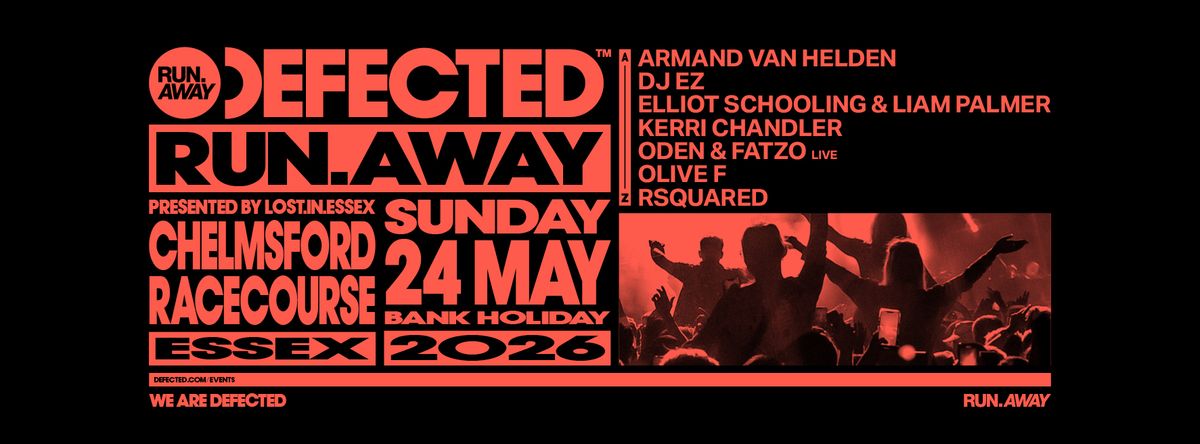 Runaway Events Run Away Festival 2026 - Saturday Tickets at Chelmsford City Racecourse ...
