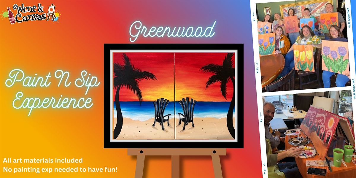Greenwood Paint and Sip \u2013 Date Night Beach Sunset