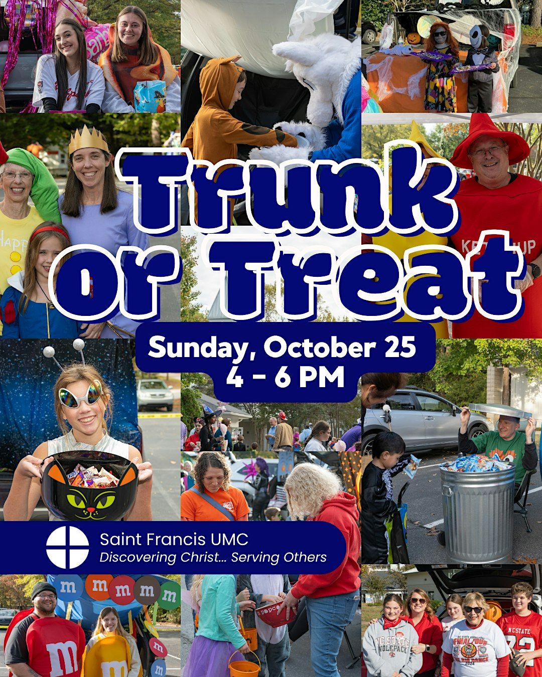 FREE Trunk or Treat at Saint Francis UMC, Cary, NC at Saint Francis ...