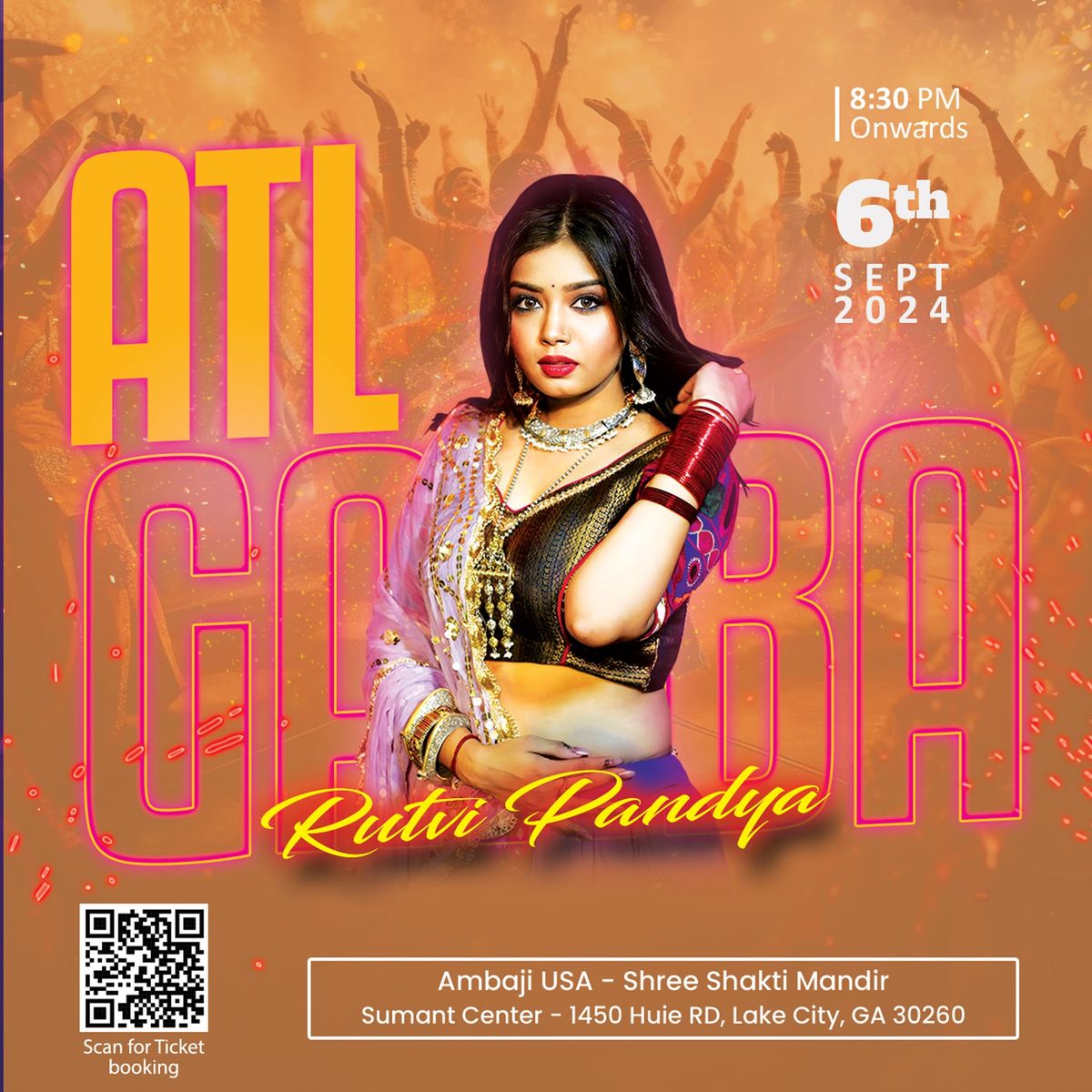 ATL Garba Festival Gallivan Center, Salt Lake City, UT September 6