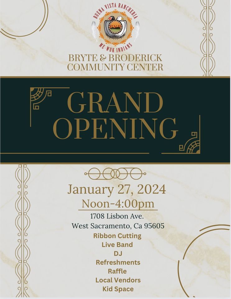 Bryte Events Bryte and Broderick Community Center Grand Opening at 1708 Lisbon ...