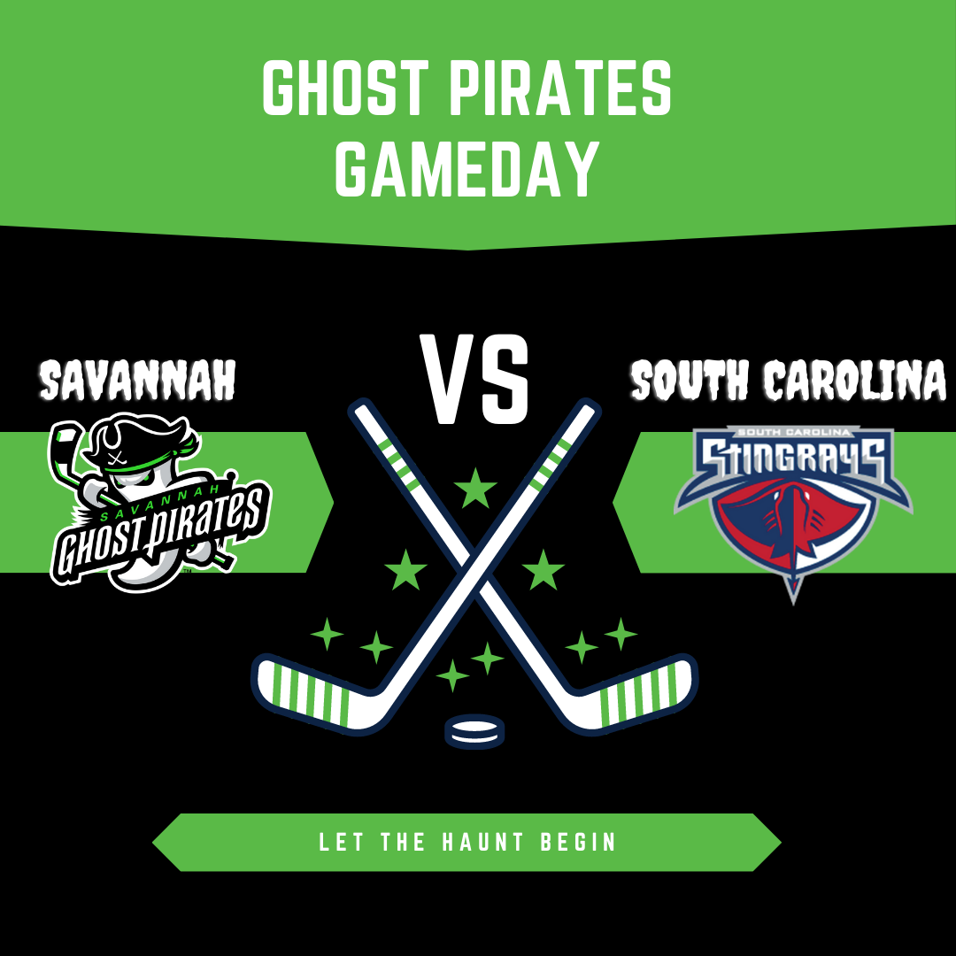Savannah Ghost Pirates at South Carolina Stingrays at North Charleston Coliseum