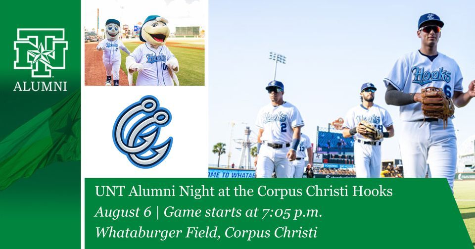 UNT Alumni Night at the Corpus Christi Hooks Whataburger Field