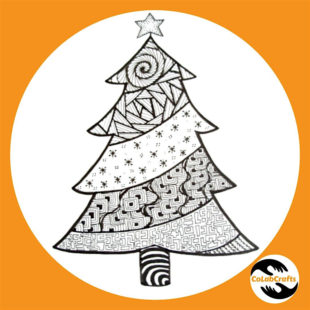 Tangle Up the Christmas Tree with Zentangle!