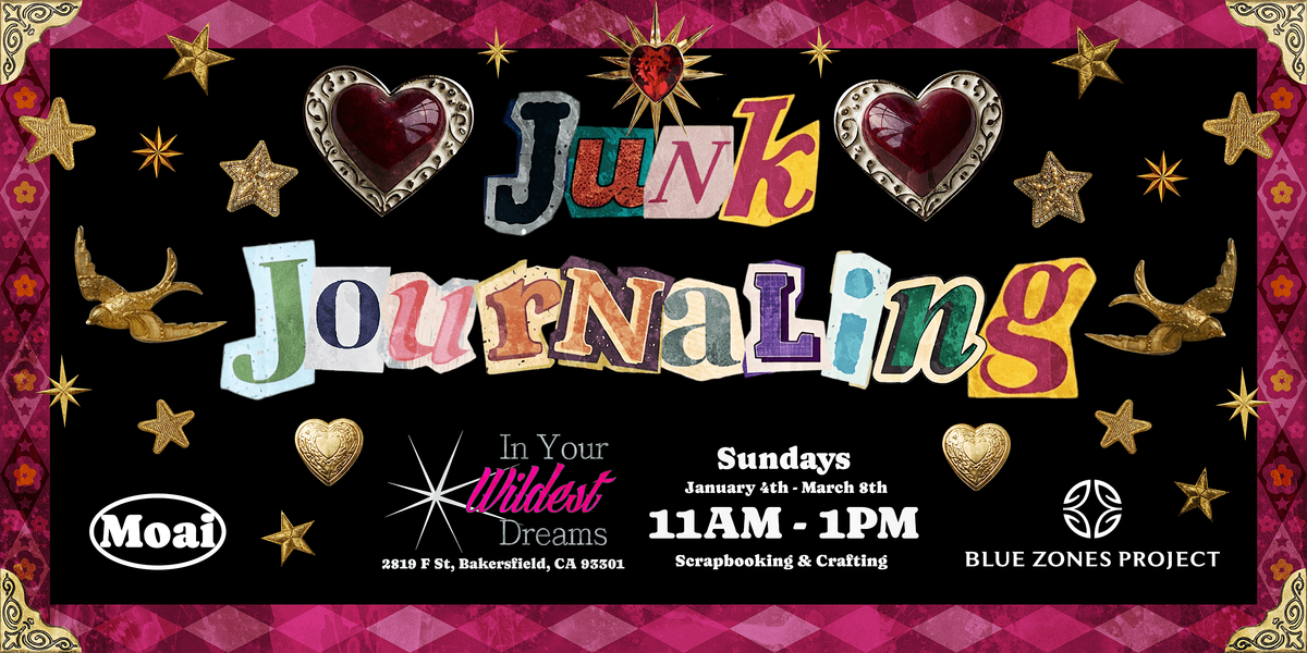 Junk Journaling Moai - BZP Bakersfield